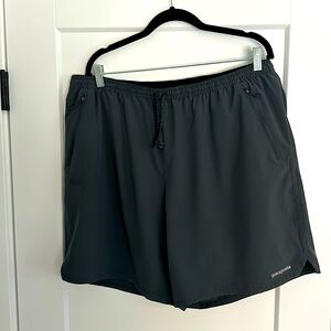 Patagonia running shorts., lined. Like new condition.